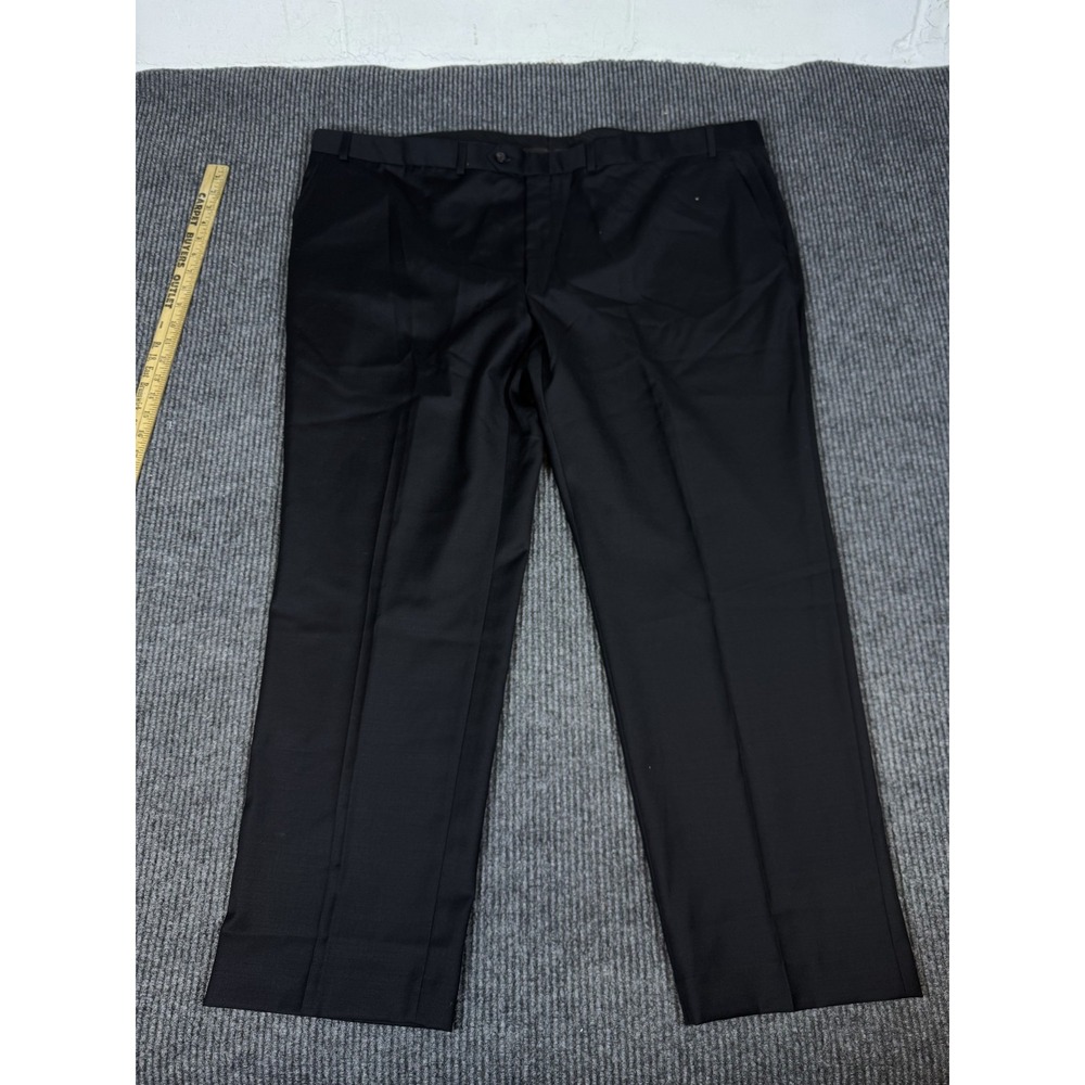Lauren Polo Ralph Lauren Dress Pants Men 48x30 100% Wool Straight Leg Flat Front